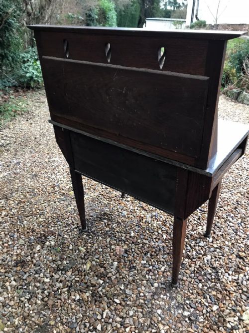 ART'S AND CRAFTS OAK WASHSTAND BY LIBERTY OF LONDON - ADDITIONAL PHOTO 5