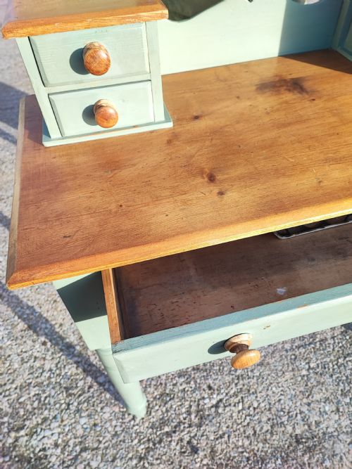 VICTORIAN PINE AND PAINTED DRESSING TABLE - ADDITIONAL PHOTO 2