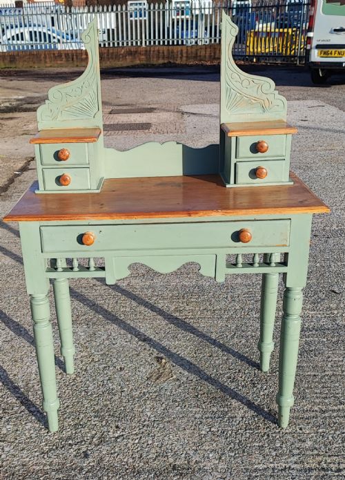 VICTORIAN PINE AND PAINTED DRESSING TABLE - ADDITIONAL PHOTO 3