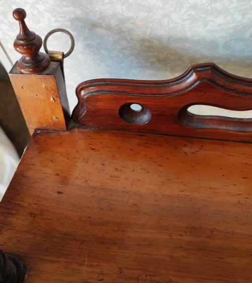 VICTORIAN WALNUT HANGING SHELVES - ADDITIONAL PHOTO 11