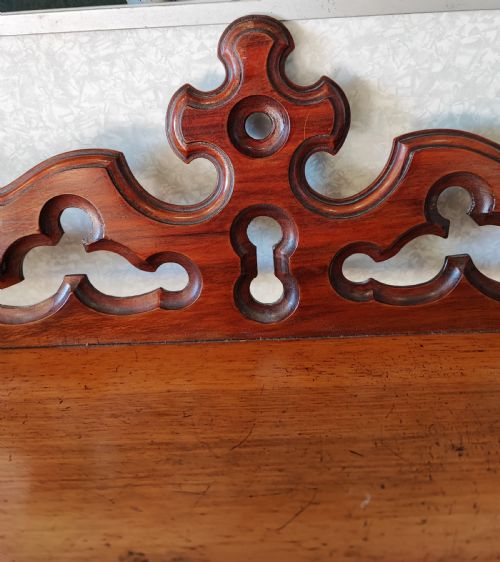 VICTORIAN WALNUT HANGING SHELVES - ADDITIONAL PHOTO 14