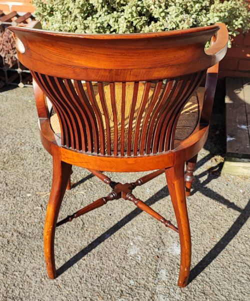 VICTORIAN MAHOGANY DESK OR OFFICE CHAIR - ADDITIONAL PHOTO 2