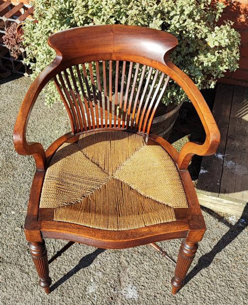 VICTORIAN MAHOGANY DESK OR OFFICE CHAIR - ADDITIONAL PHOTO 11