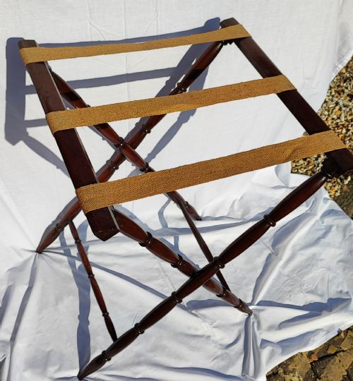 REGENCY MAHOGANY BUTLER'S TRAY ON STAND - ADDITIONAL PHOTO 12