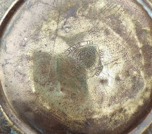ANTIQUE DUTCH BRASS JARDINIERE - ADDITIONAL PHOTO 3