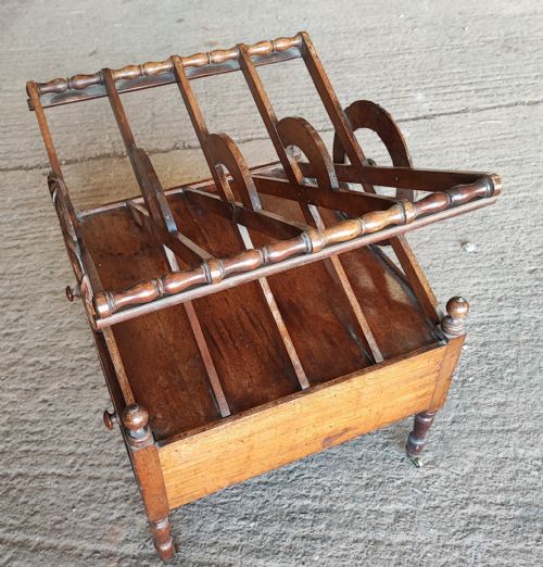 REGENCY MAHOGANY CANTERBURY AFTER A DESIGN BY JC LOUDOUN 1833 WITH GOOD PROVENANCE - ADDITIONAL PHOTO 6