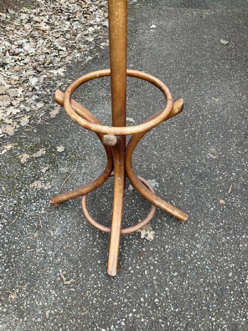 ANTIQUE BENTWOOD HATCOAT AND STICK STAND - ADDITIONAL PHOTO 1