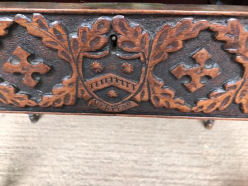 COUNTRY HOUSE WILLIAM IV CARVED OAK SIDE TABLE - ADDITIONAL PHOTO 8