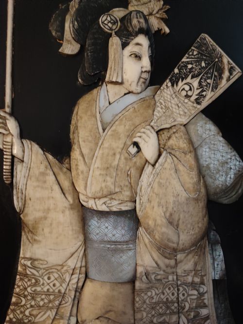 MEIJI PERIOD SHIBAYAMA PICTURE PANEL - ADDITIONAL PHOTO 8