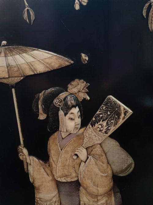 MEIJI PERIOD SHIBAYAMA PICTURE PANEL - ADDITIONAL PHOTO 12