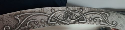 ART'S AND CRAFTS SCOTTISH OVAL PEWTER FRAMED MIRROR - ADDITIONAL PHOTO 10