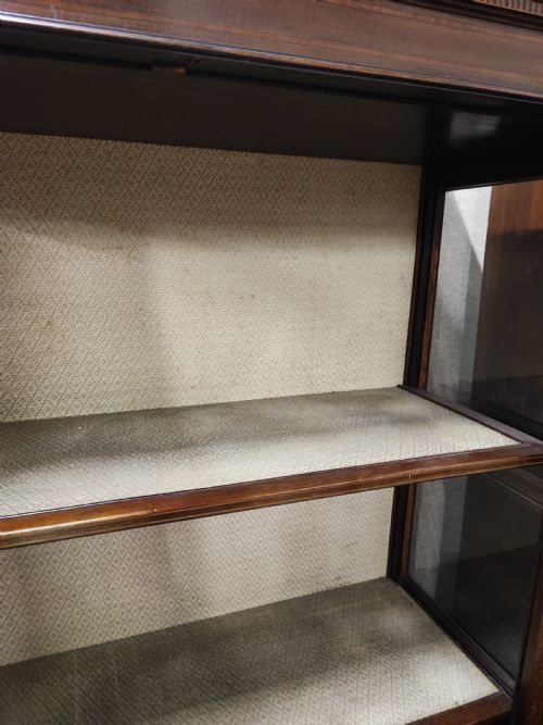 EDWARDIAN INLAID DISPLAY CABINET - ADDITIONAL PHOTO 7