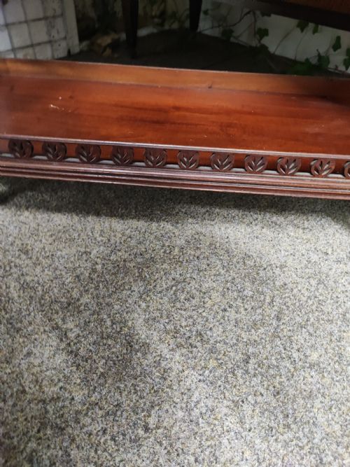 AN EDWARDIAN INLAID ARTS AND CRAFTS DISPLAY CABINET - ADDITIONAL PHOTO 7