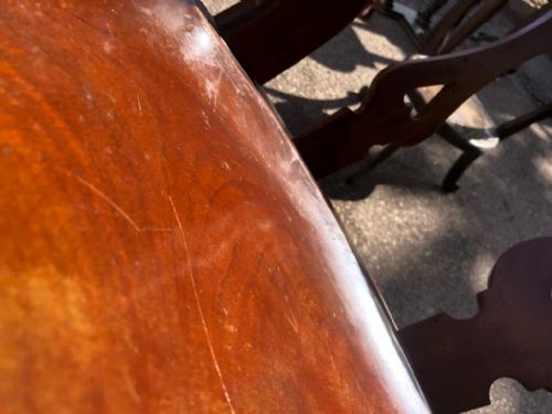 VICTORIAN MAHOGANY REVOLVING DESK CHAIR - ADDITIONAL PHOTO 9