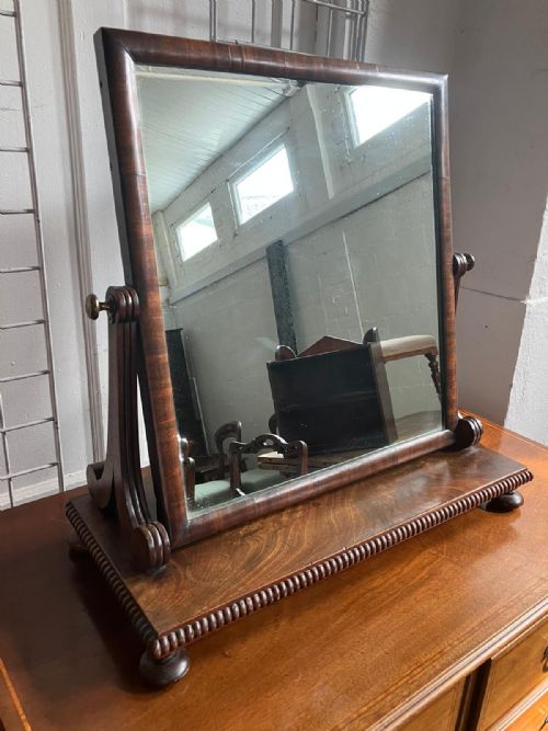 REGENCY MAHOGANY SWING DRESSING MIRROR - ADDITIONAL PHOTO 2