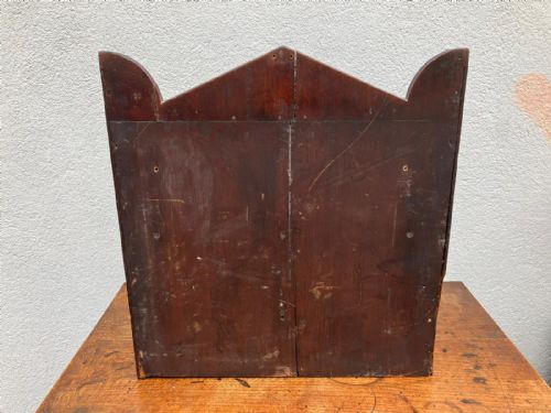 REGENCY SMALL MAHOGANY OPEN BOOKCASE SHELF - ADDITIONAL PHOTO 3