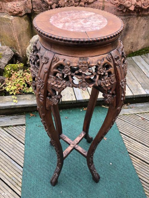 A Fine Chinese Qing Dynasty Rosewood Plant Stand
