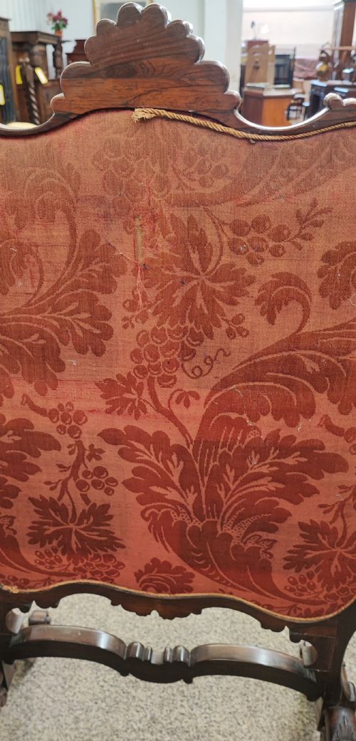 A FINE WILLIAM IV ROSEWOOD AND NEEDLEWORK FIRESCREEN - ADDITIONAL PHOTO 6