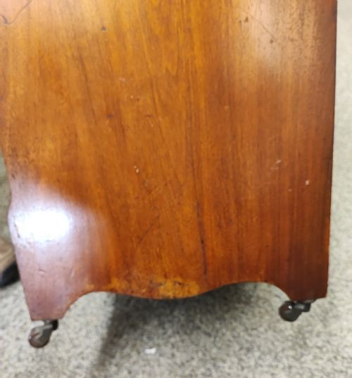 A VICTORIAN WALNUT AND BRASS TALL COAL BOX - ADDITIONAL PHOTO 1