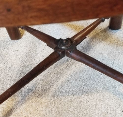 REGENCY MAHOGANY DESK ARMCHAIR - ADDITIONAL PHOTO 5