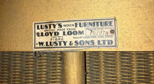 A LLOYD LOOM CHAIR AND LAUNDRY BASKET - ADDITIONAL PHOTO 6