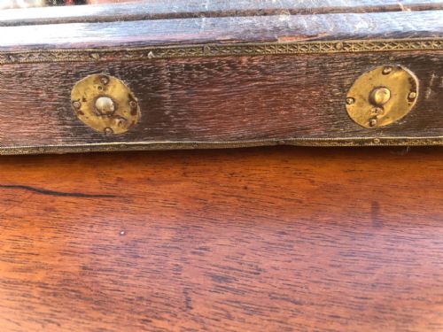 ANTIQUE INDIAN ARCHITECTURAL MIRROR - ADDITIONAL PHOTO 1