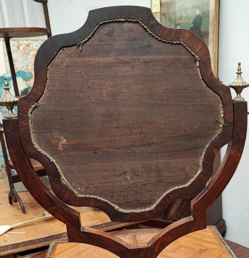 A FINE FRENCH KINGWOOD AND ORMOLU DRESSING MIRROR - ADDITIONAL PHOTO 8