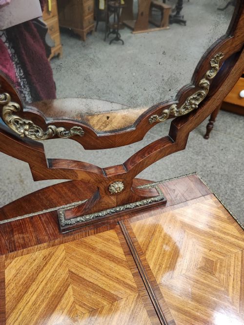 A FINE FRENCH KINGWOOD AND ORMOLU DRESSING MIRROR - ADDITIONAL PHOTO 17