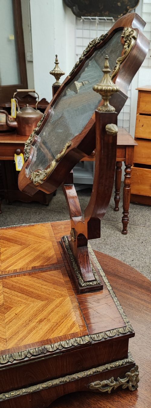 A FINE FRENCH KINGWOOD AND ORMOLU DRESSING MIRROR - ADDITIONAL PHOTO 21