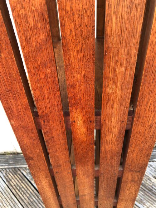 ANTIQUE ARTS AND CRAFTS OAK STORAGE RACK PROBABLY SCOTTISH - ADDITIONAL PHOTO 2