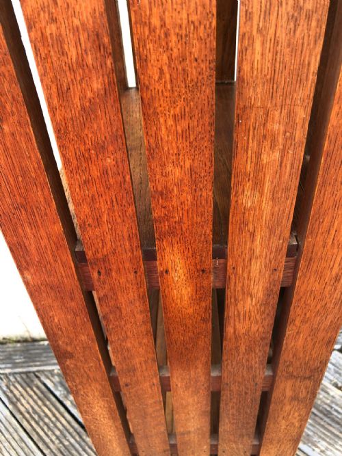 ANTIQUE ARTS AND CRAFTS OAK STORAGE RACK PROBABLY SCOTTISH - ADDITIONAL PHOTO 7