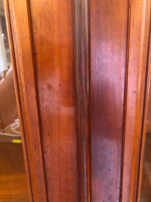 AN ANTIQUE MAHOGANY 2 DOOR BOOKCASE - ADDITIONAL PHOTO 15