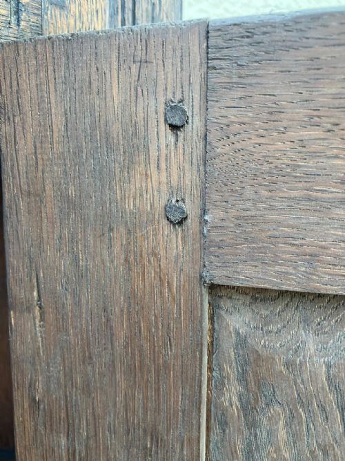 ANTIQUE OAK CORNER CUPBOARD - ADDITIONAL PHOTO 5
