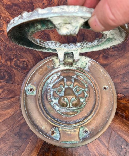 FABULOUS AFTER THE ANTIQUE BRASS DOOR KNOCKER - ADDITIONAL PHOTO 2