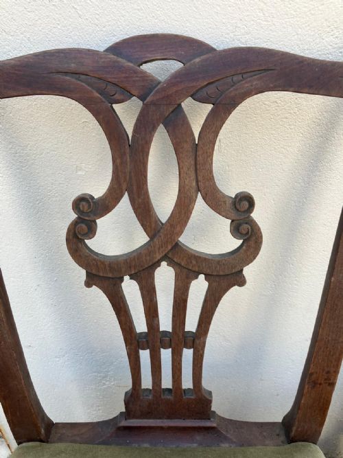 A PAIR OF GEORGIAN MAHOGANY SIDE CHAIRS - ADDITIONAL PHOTO 3