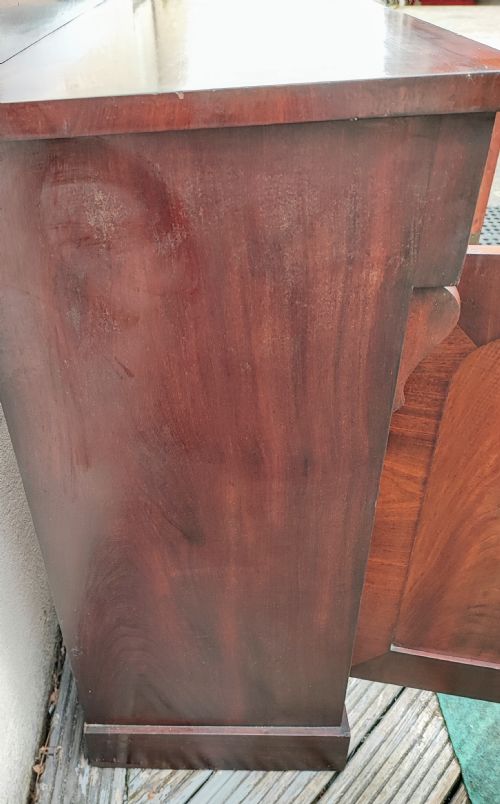 A QUALITY VICTORIAN MAHOGANY 2 DOOR SIDE CABINET CHIFFONIER - ADDITIONAL PHOTO 2