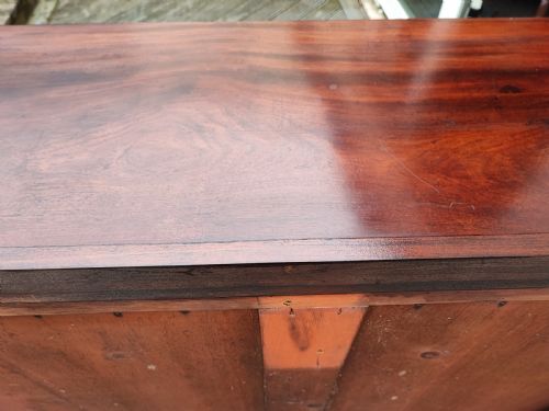 A QUALITY VICTORIAN MAHOGANY 2 DOOR SIDE CABINET CHIFFONIER - ADDITIONAL PHOTO 3