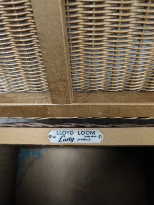 ANTIQUE LLOYD LOOM CHAIR AND LAUNDRY BASKET - ADDITIONAL PHOTO 17