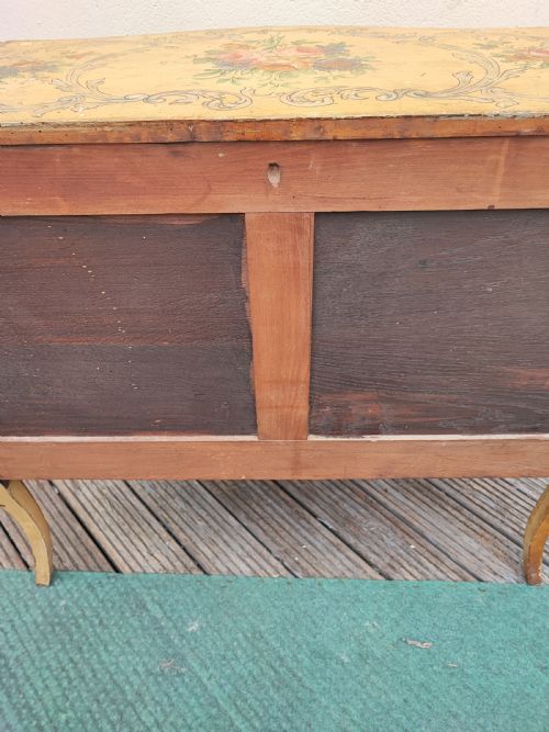 ANTIQUE PAINTED ITALIAN VENETIAN COMMODE - ADDITIONAL PHOTO 9