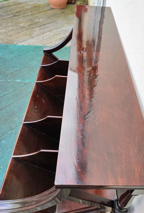 EDWARDIAN MAHOGANY LIBRARY BOOK TROUGH IN THE GEORGE III STYLE - ADDITIONAL PHOTO 1