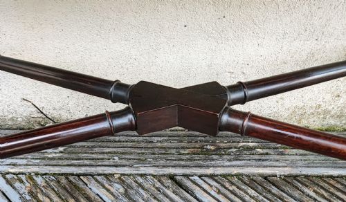 EDWARDIAN MAHOGANY LIBRARY BOOK TROUGH IN THE GEORGE III STYLE - ADDITIONAL PHOTO 4