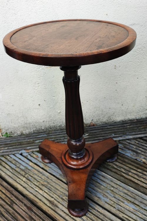 A QUALITY WILLIAM IV MAHOGANY LAMP OR WINE TABLE - ADDITIONAL PHOTO 7