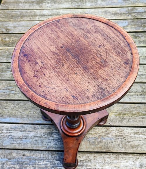 A QUALITY WILLIAM IV MAHOGANY LAMP OR WINE TABLE - ADDITIONAL PHOTO 8