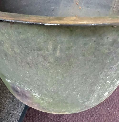 ANTIQUE LARGE CAST IRON CAULDRON - ADDITIONAL PHOTO 6