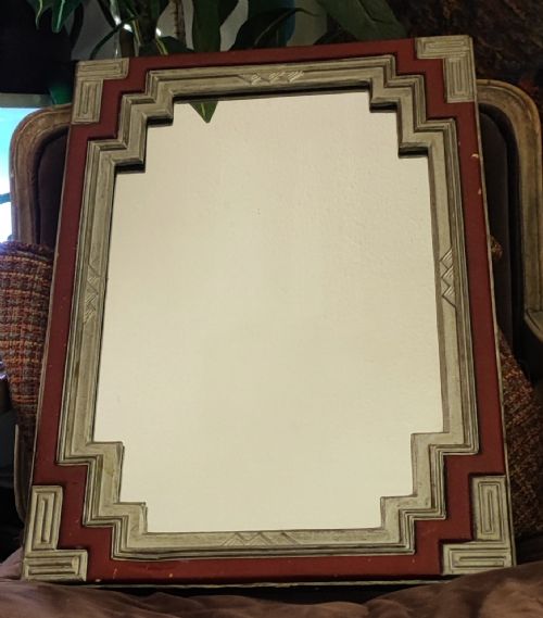AN ENGLISH ART DECO ODEON MIRROR - ADDITIONAL PHOTO 5