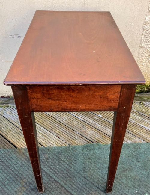 GEORGIAN MAHOGANY SIDE TABLE - ADDITIONAL PHOTO 4