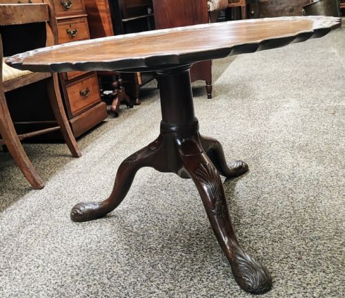 FINE 18C CARVED IRISH COFFEE TABLE - ADDITIONAL PHOTO 2