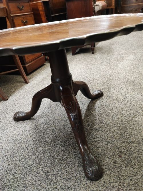 FINE 18C CARVED IRISH COFFEE TABLE - ADDITIONAL PHOTO 3