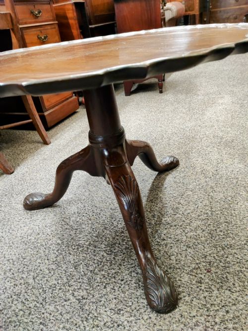 FINE 18C CARVED IRISH COFFEE TABLE - ADDITIONAL PHOTO 5