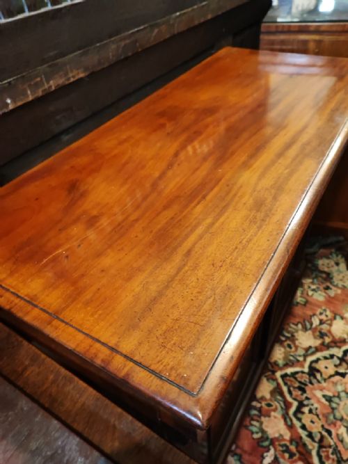ANTIQUE MAHOGANY 2 DOOR SIDE CABINET OR CHIFFONIER - ADDITIONAL PHOTO 9